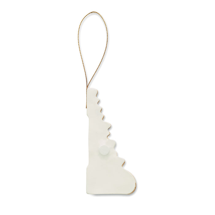 Christmas paper tree hanger Beige item picture 2