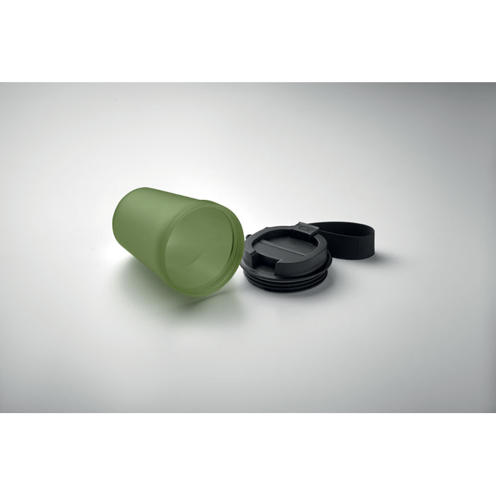 Single wall tumbler 300 ml Verde Scuro item picture box