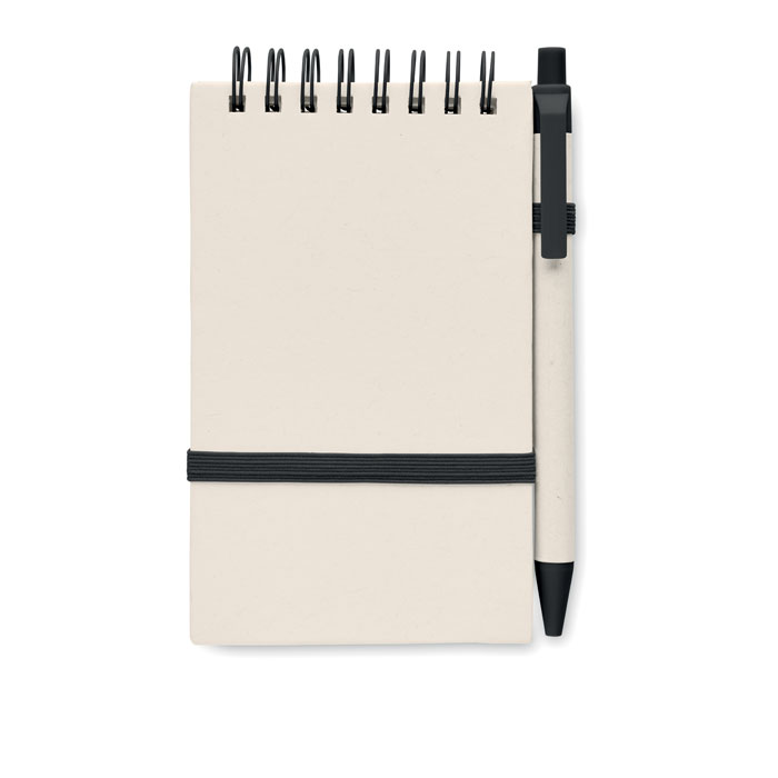 Notebook A6 black item picture side