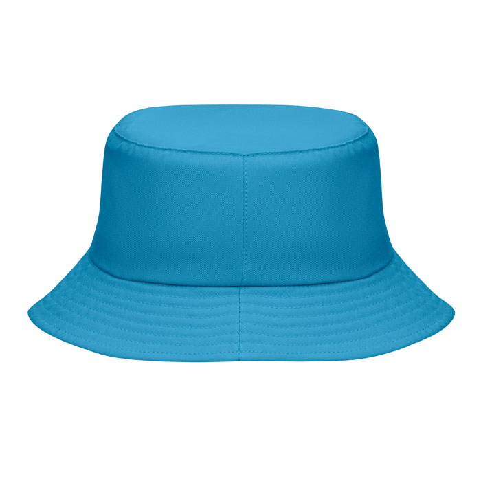 Bucket hat polyester 150 gr/m² Turchese item picture back