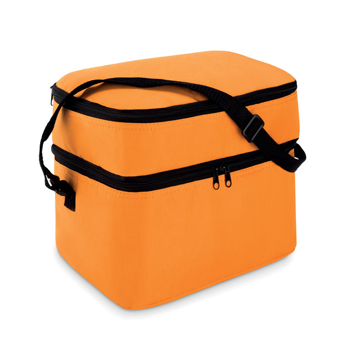 Cooler bag with 2 compartments Arancio item picture back