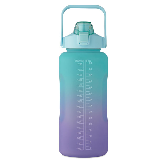 Borraccia RPET 2000ml Turchese item picture open