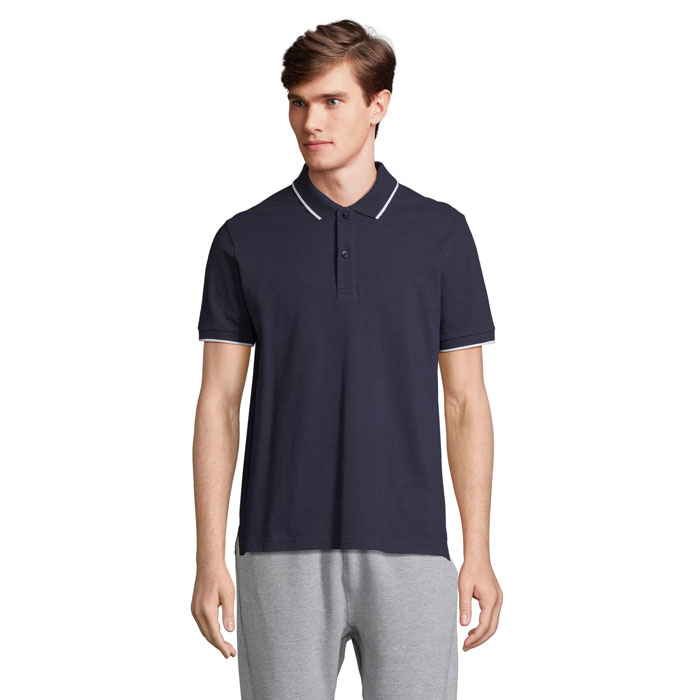PALERMO POLO Marina Francese/bianco item picture front