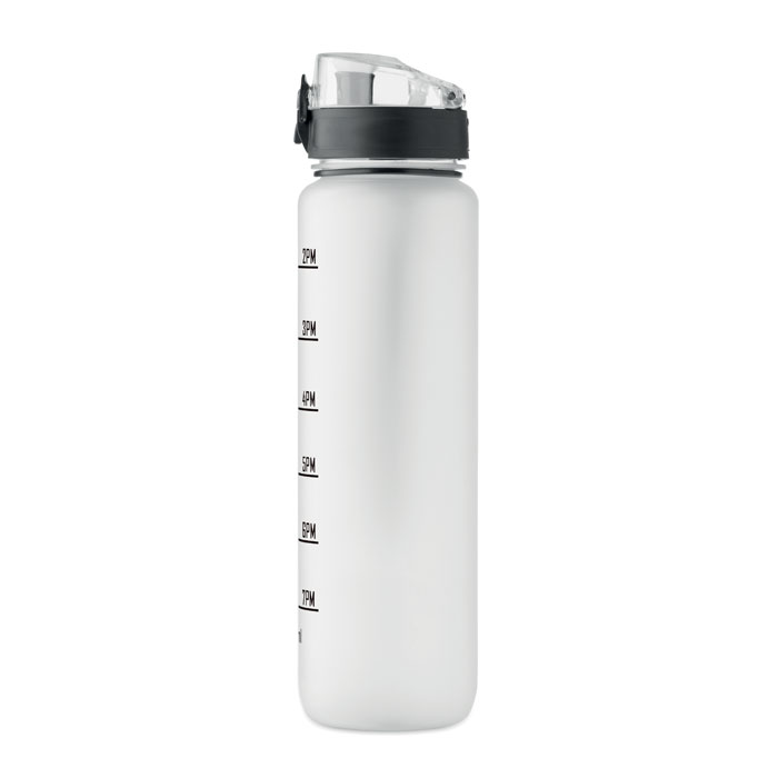 Sports water bottle RPET 1L Bianco Trasparente item picture 7