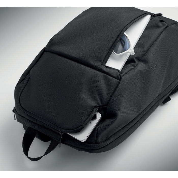 15" RPET laptop backpack 15L Nero item picture 1