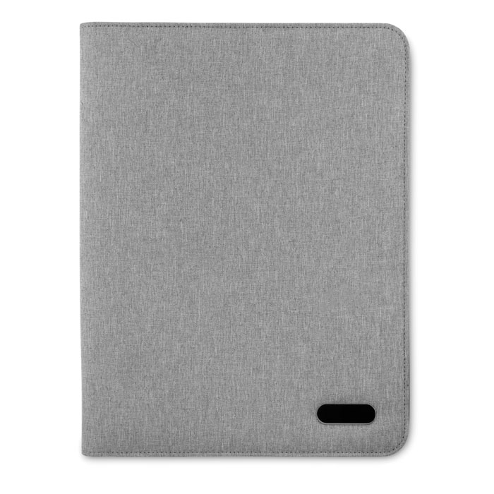 A4 conference folder zipped Grigio item picture back