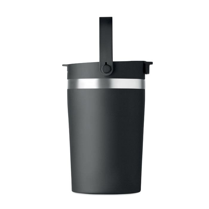 Bicchiere doppio strato 350 ml Nero item picture 3