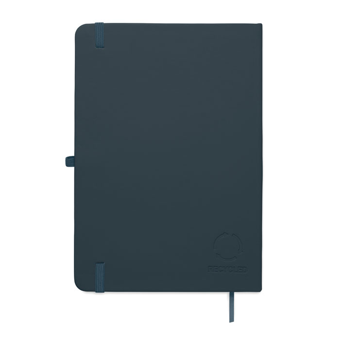 Set notebook A5 in PU Francese Navy item picture open