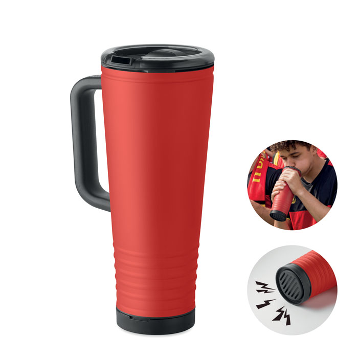 Bicchiere doppio strato 700 ml Rosso item picture front