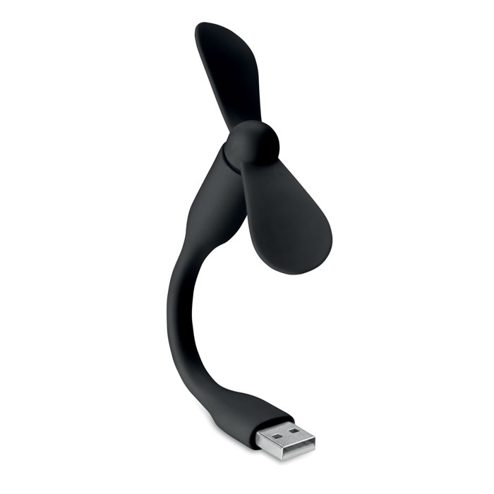 Portable USB fan black item picture front