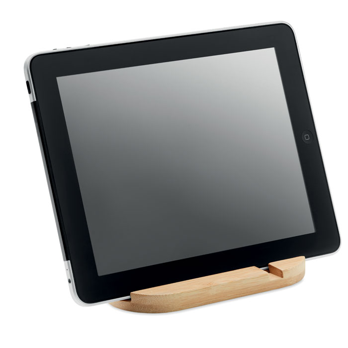 Bamboo tablet/smartphone stand Legno item picture back