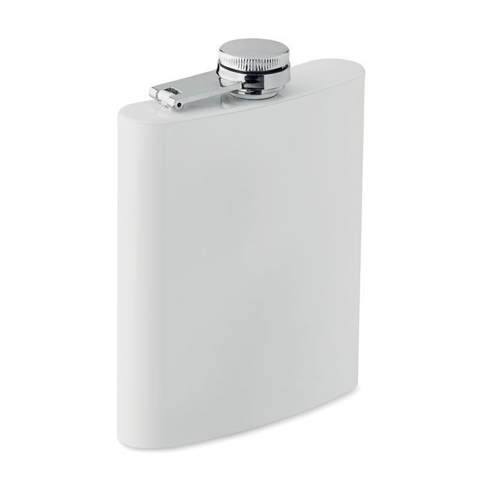 Sublimation slim hip flask Bianco item picture front