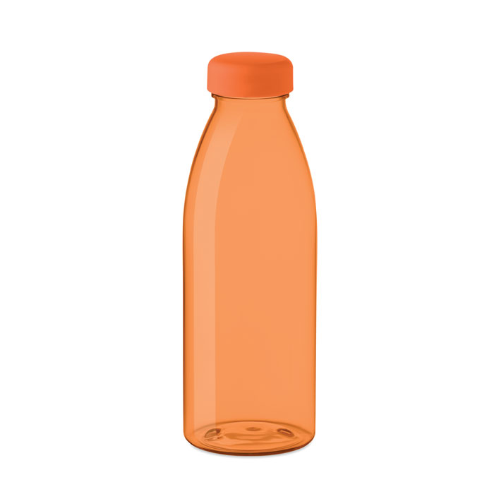 Bottiglia RPET 500ml transparent orange item picture front