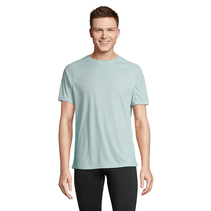 VORTEX RAGLAN T-SHIRT Arctic Blue item picture front