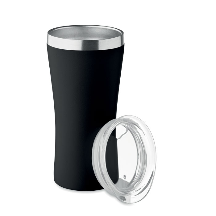 Double wall tumbler 160 ml Nero item picture open