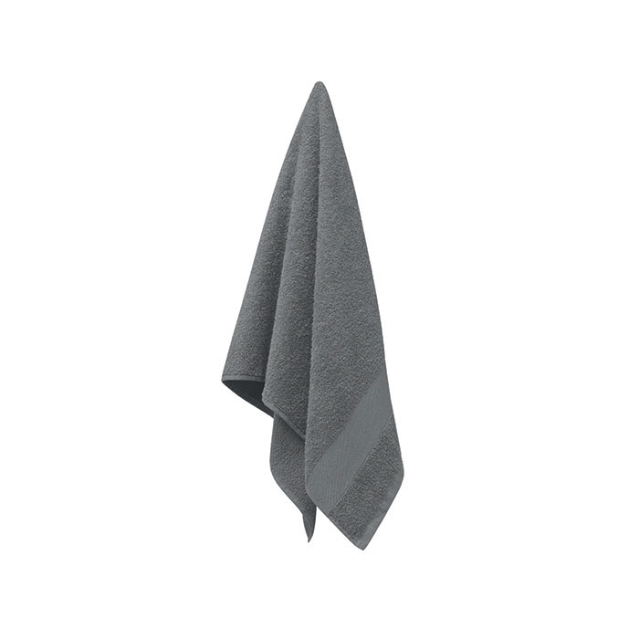 Towel organic cotton 100x50cm Grigio item picture top