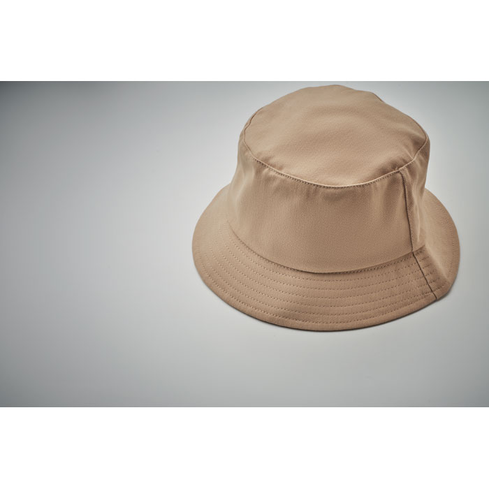 Brushed 260gr/m² cotton sunhat Beige item detail picture