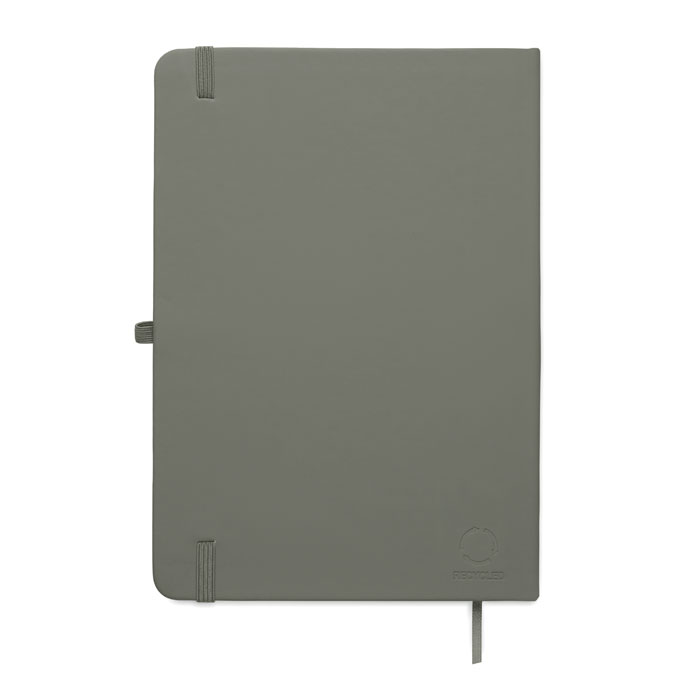 Notebook A5 in PU riciclato Grigio Pietra item picture open