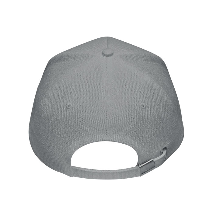 Hemp baseball cap 370 gr/m² Grigio item picture back