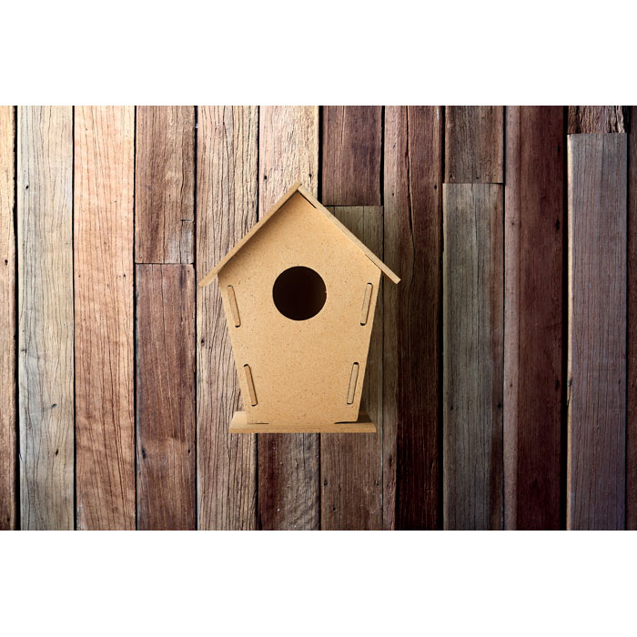 Wooden bird house Legno item ambiant picture