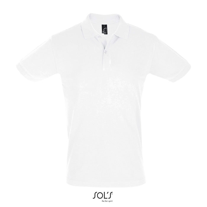 PERFECT MEN POLO 180g white item picture front