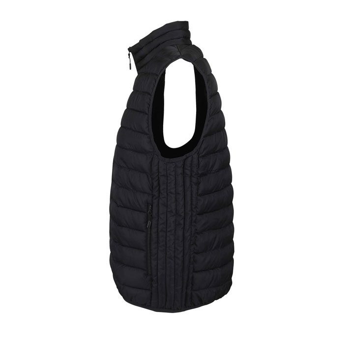 STREAM WOMEN Bodywarmer Nero / Nero Opaco item picture side