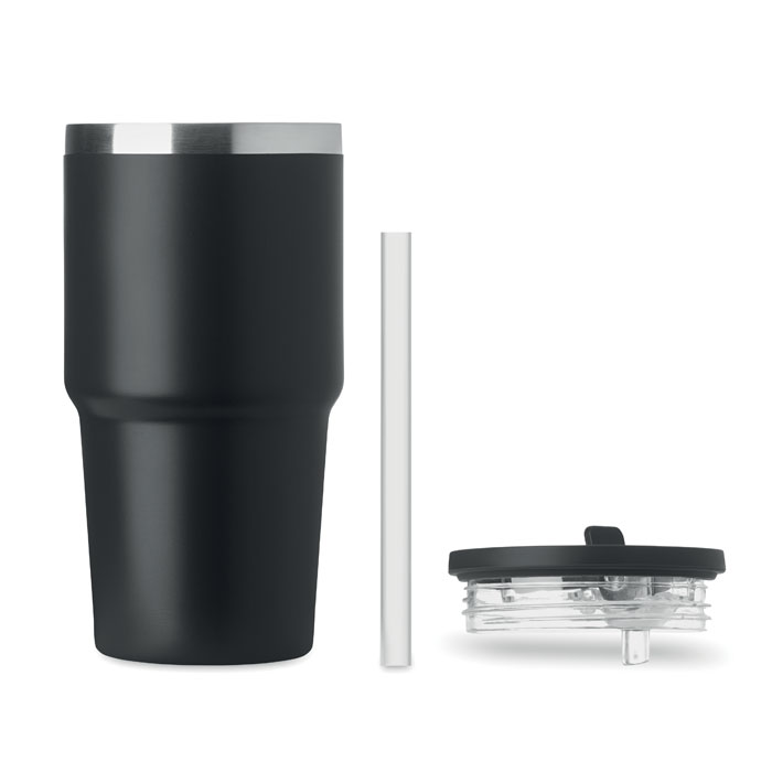 Bicchiere doppio strato. 500ml Nero item picture 2