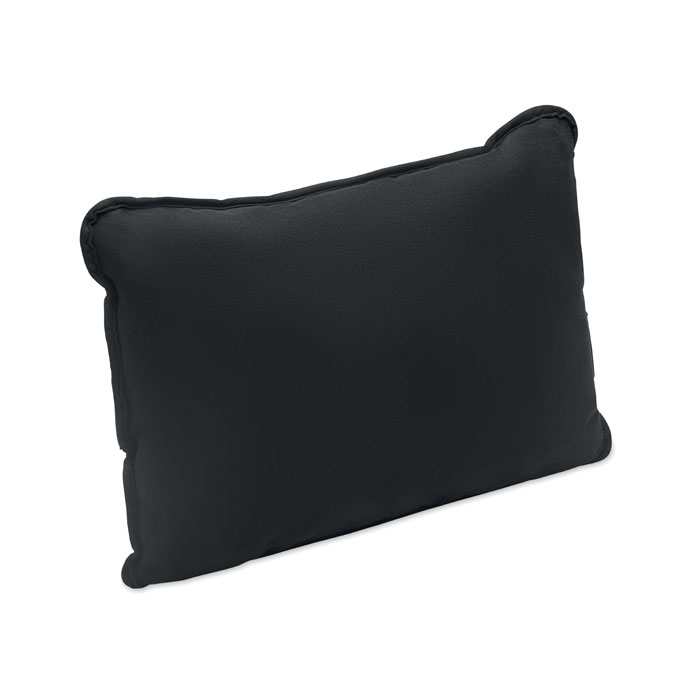 Cuscino in tessuto scamosciato Nero item picture 2