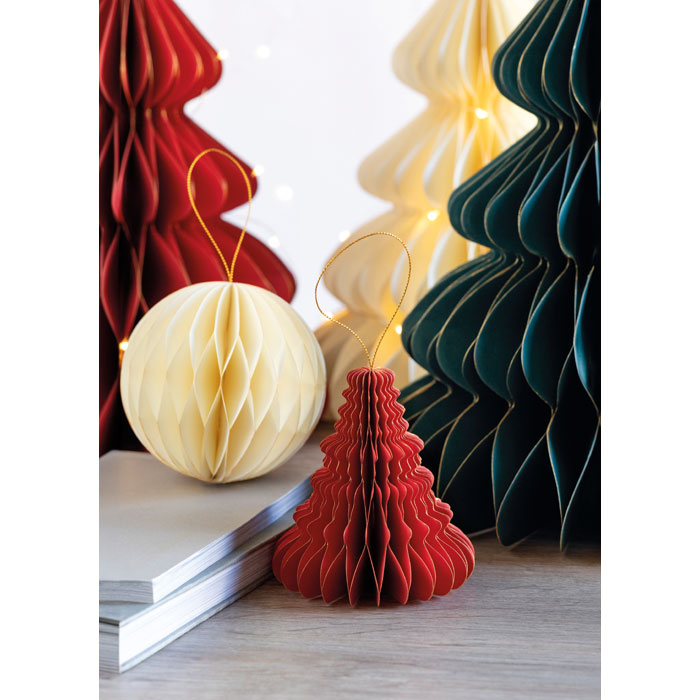 Christmas paper tree hanger Rosso item ambiant picture