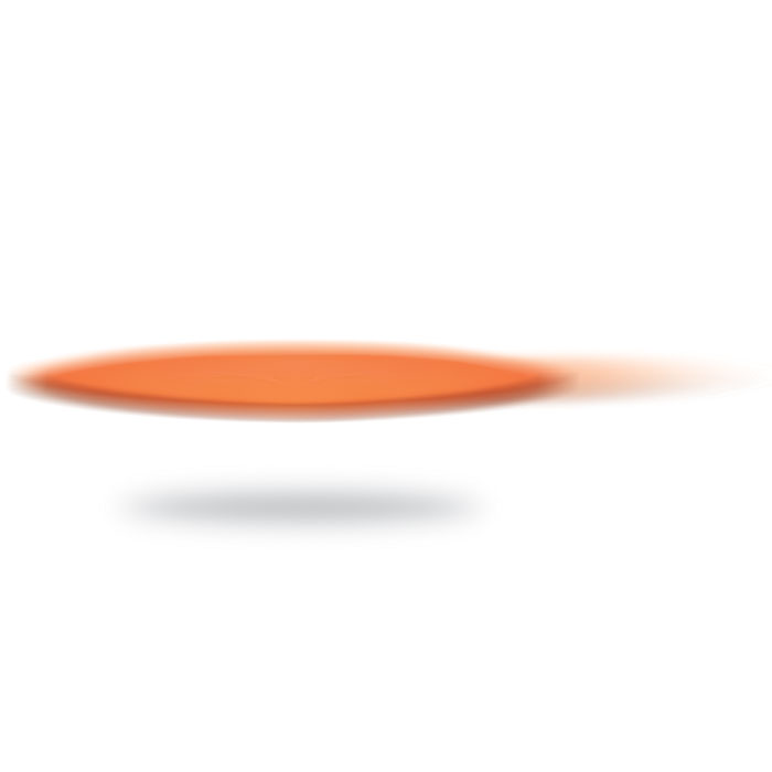 Foldable frisbee in pouch Arancio item picture side