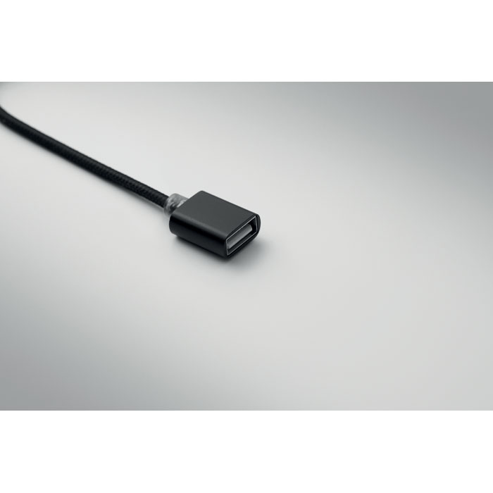 3-in-1 charging cable keyring Nero item picture 1