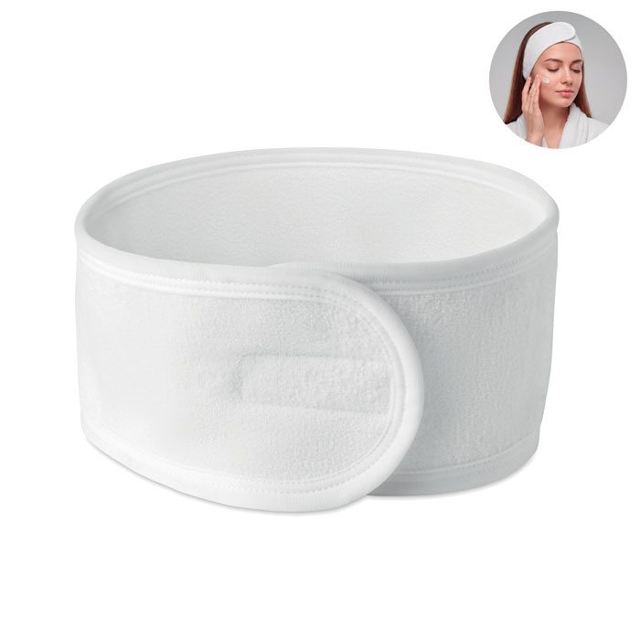 Fasca in microfibra regolabile Bianco item picture front