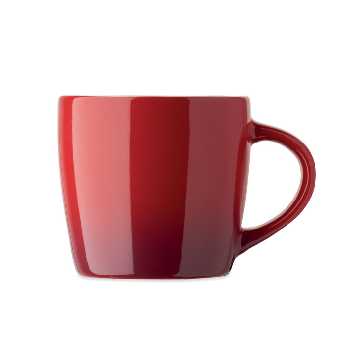 Tazza in ceramica. 300 ml. Rosso item picture side