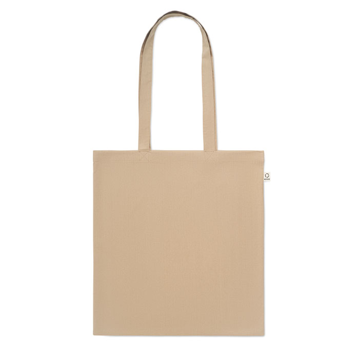 Shopper in cotone riciclato Cachi item picture side