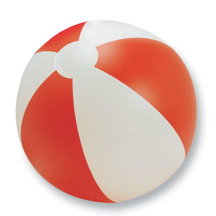 Pallone da spiaggia gonfiabile red item picture front