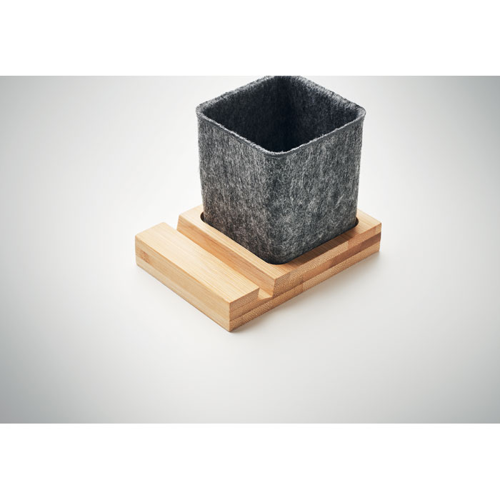 RPET felt pen pot phone stand Legno item detail picture