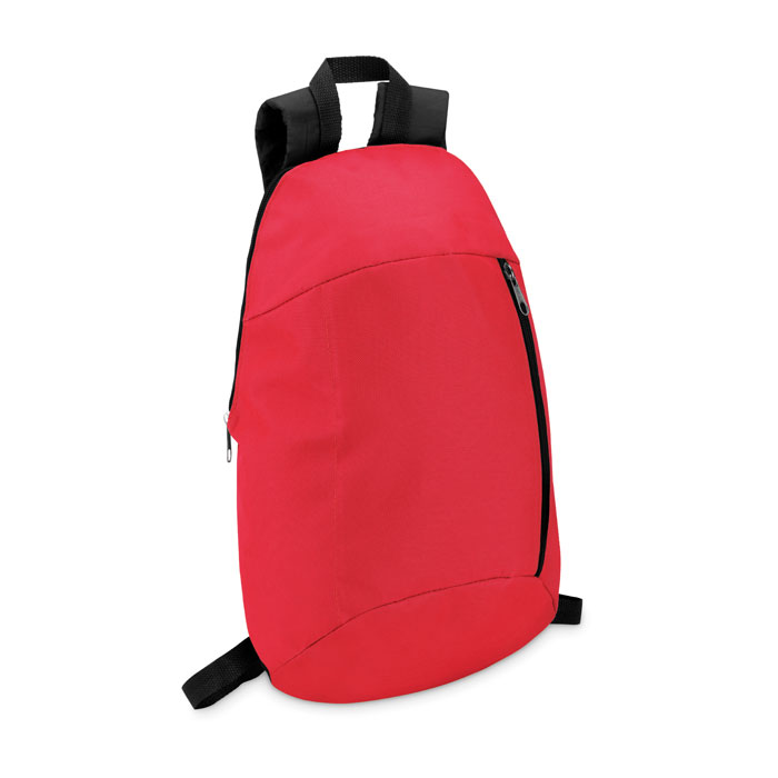 Backpack with front pocket Rosso item picture back