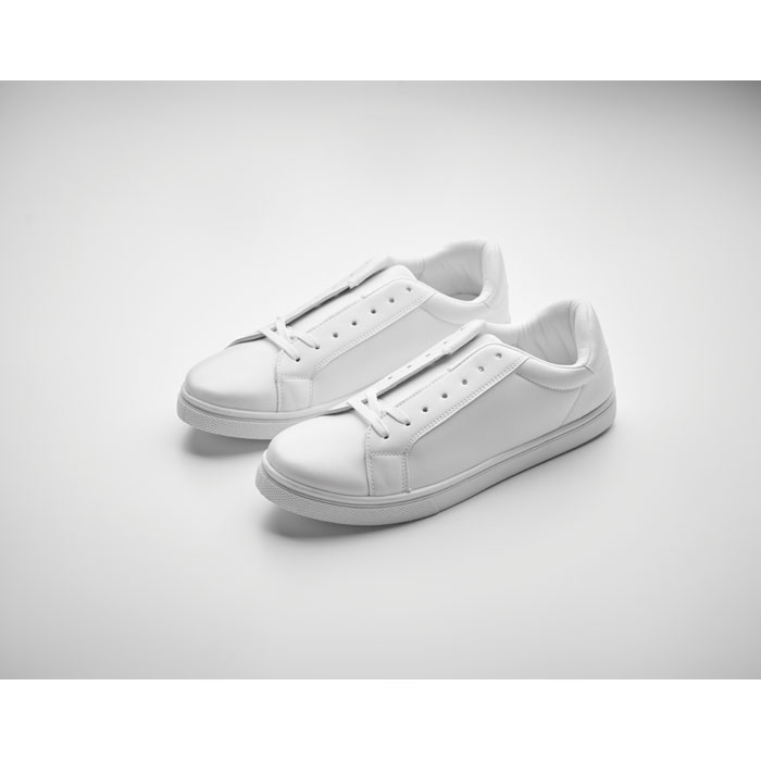 Sneakers in PU 45 Bianco item detail picture