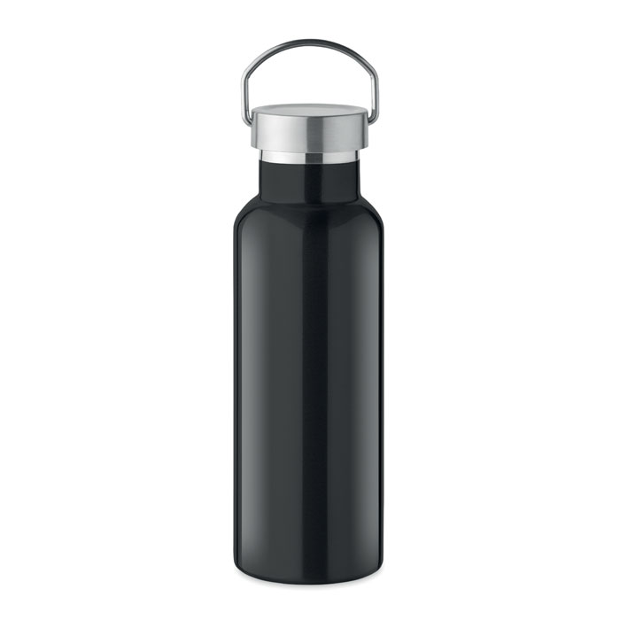 Double wall bottle 500 ml Nero item picture front