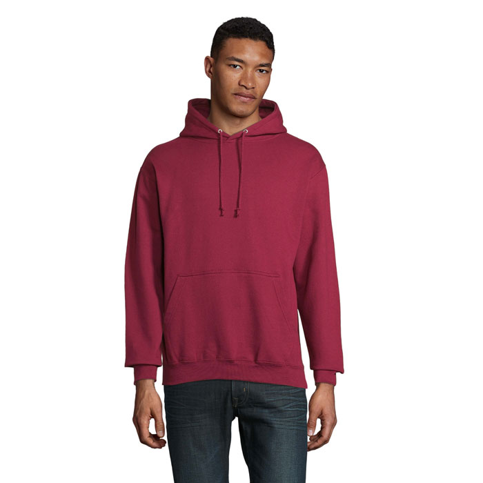 CONDOR Unisex Hooded Sweat Burgundy item picture front