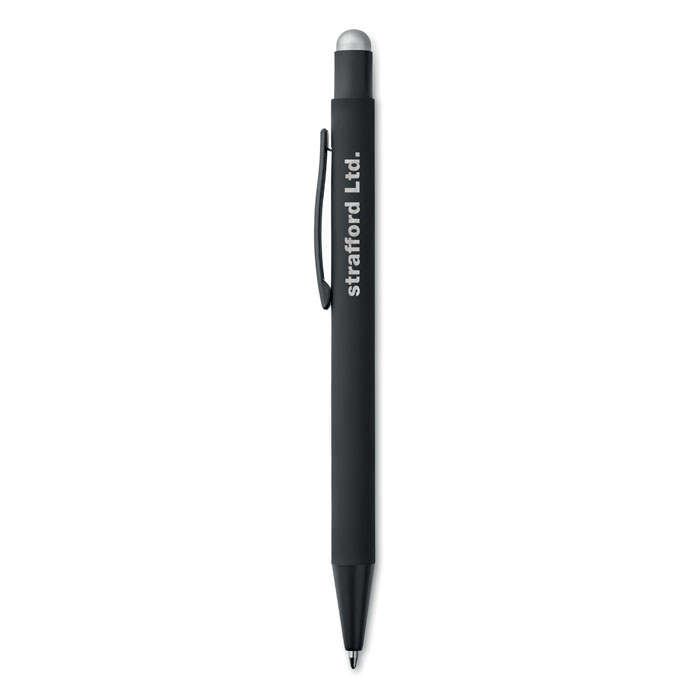 Aluminium stylus pen Argento item picture printed