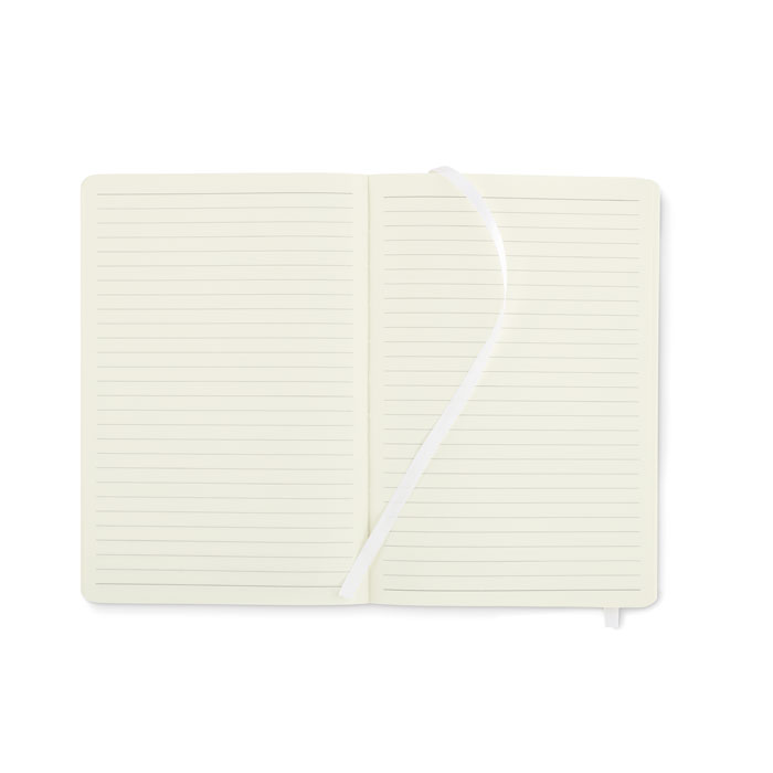Notebook A5 riciclato Bianco item picture open