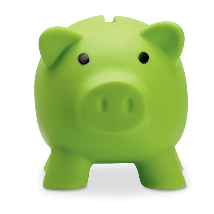 Piggy bank Lime item picture back