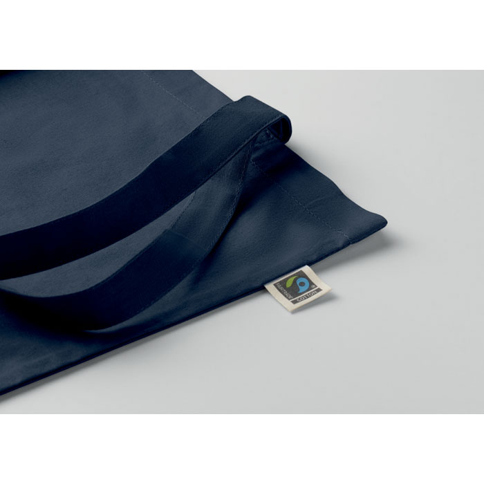 Shopper Fairtrade 180gr Blu item picture open