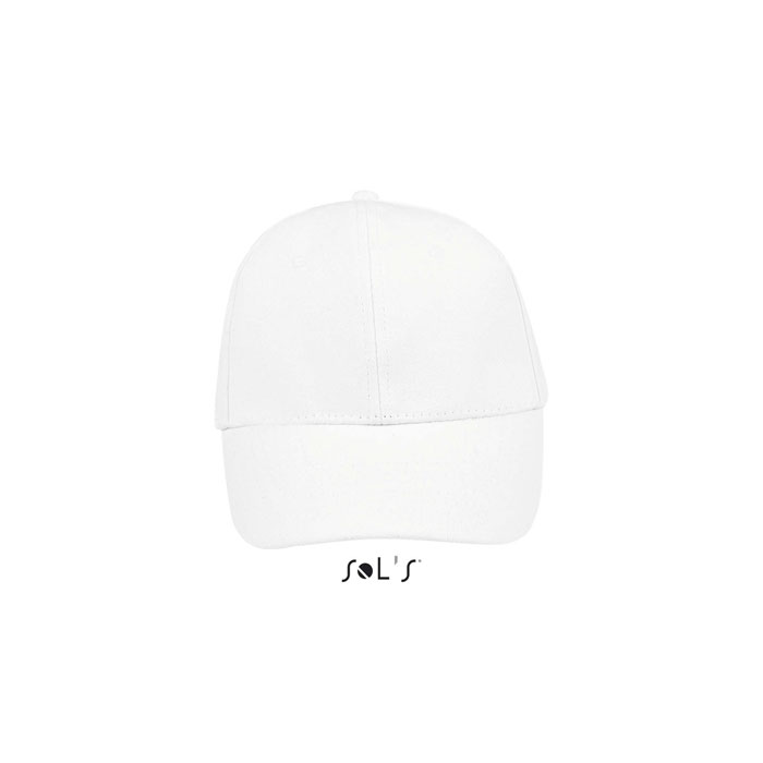 BUFFALO SIX PANEL CAP Bianco item picture front