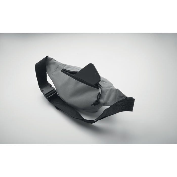 Marsupio in 600D RPET Grigio Pietra item picture open