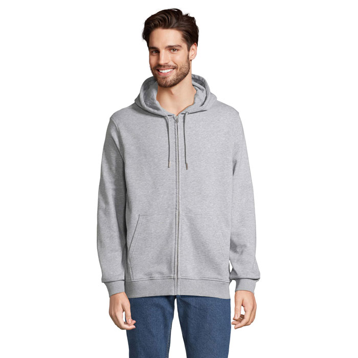CALIPSO FULL ZIP HOODIE Grigio Melange 2 item picture front