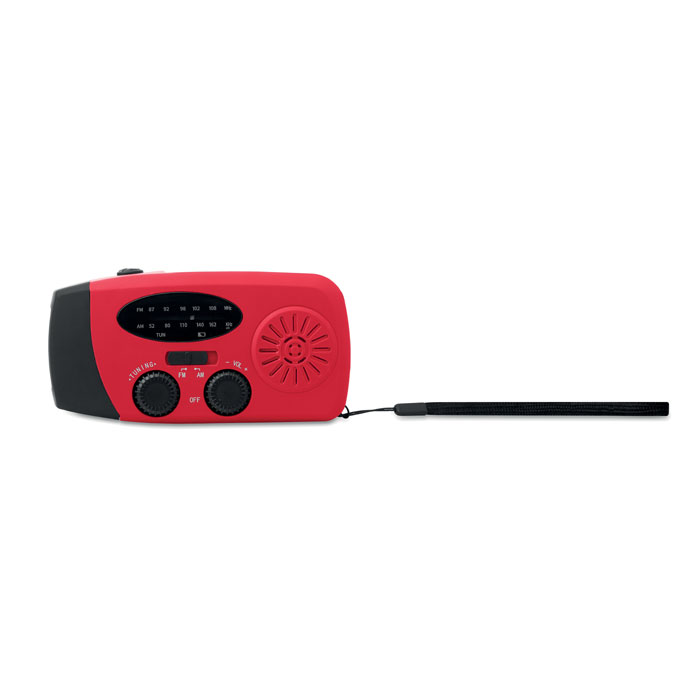 Radio portatile con torcia LED MO2746- Rosso item picture 4