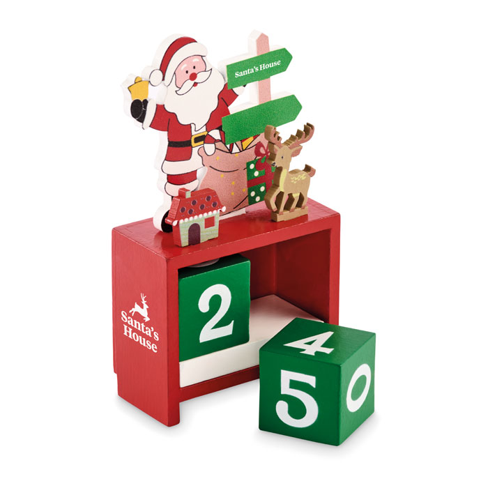Christmas countdown calendar Misto item picture printed