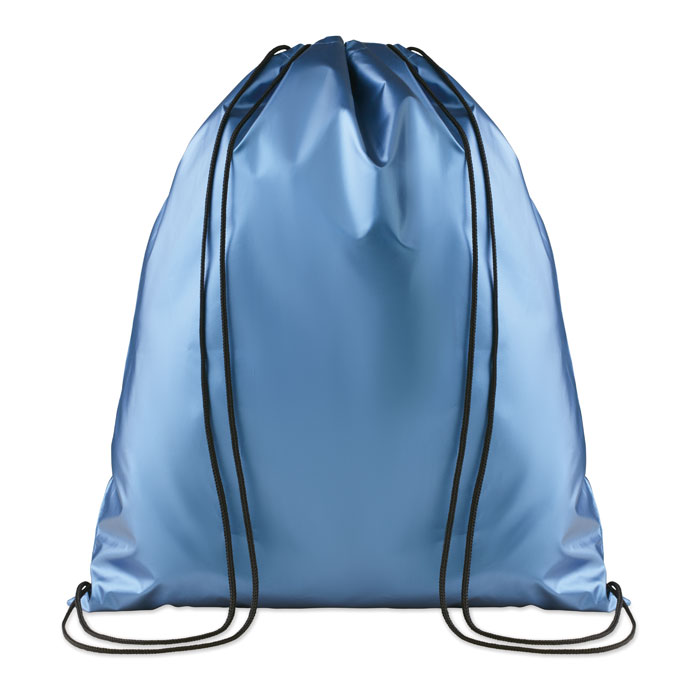 Sacca con laminatura metallica blue item picture front